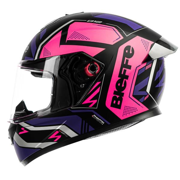 Imagem de Capacete Feminino Masculino Bieffe B12 Phanton Pink Fosco