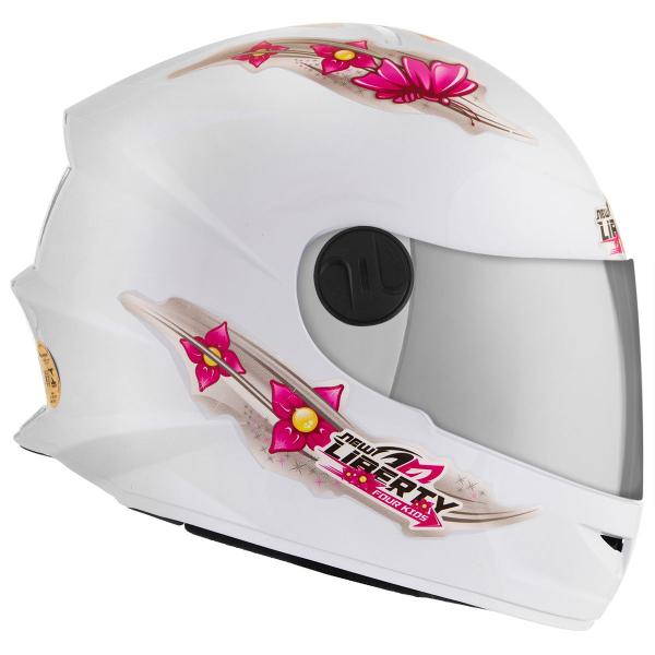 Imagem de Capacete Feminino Moto Fechado Infantil Pro Tork Liberty Four Girls Urbano Seguro Oferta