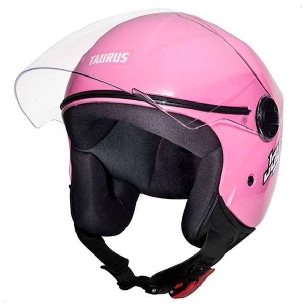 Imagem de Capacete Feminino Rosa Joy23 Aberto Marca Taurus Tamanho 56