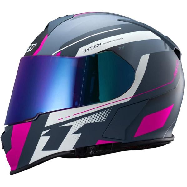 Imagem de Capacete Feminino X11 Revo Pro Eleven Rosa + Viseira Extra