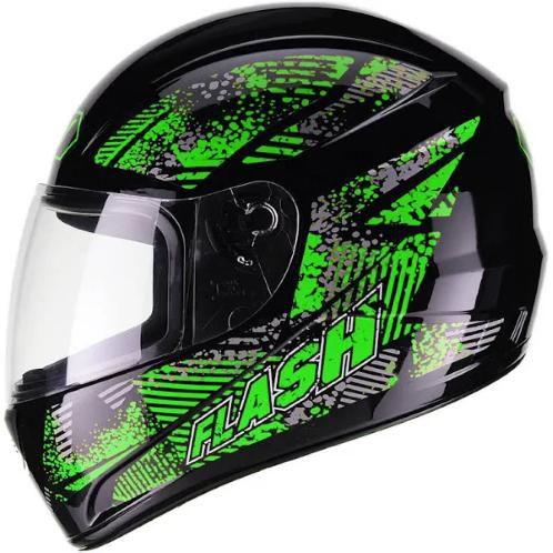 Imagem de Capacete Fly F-9 Flash Preto / Verde