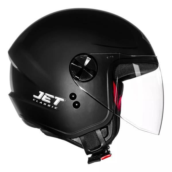 Imagem de Capacete Fly New Jet Classic Preto Fosco