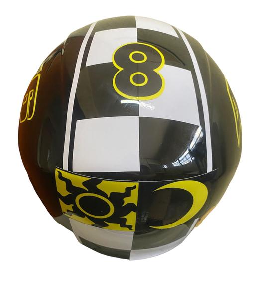 Imagem de Capacete fw3 celebr preto moto aberto personalizado premium top