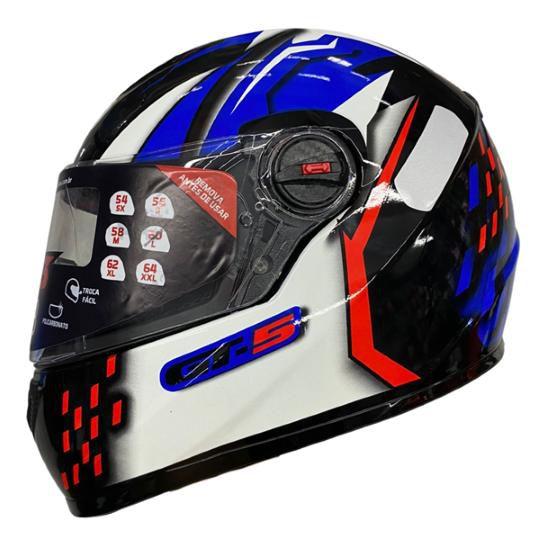 Imagem de Capacete Fw3 Gt5 Preto / Azul / Vermelho / Branco