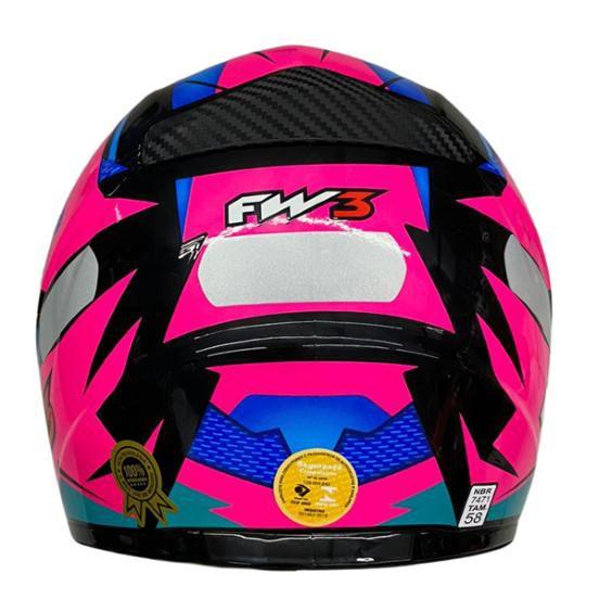 Imagem de Capacete Fw3 Gtn Fox Rosa