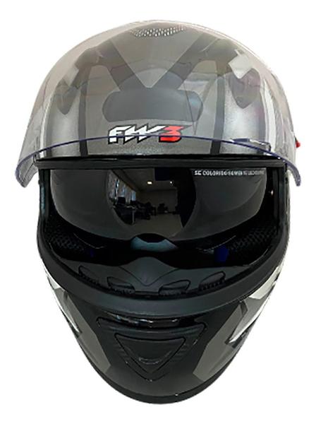 Imagem de Capacete fw3 gtx fox grafite 56