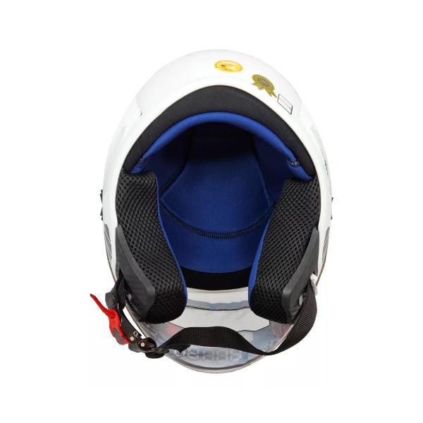 Imagem de Capacete Fw3 Para Moto X Open Italy 58 + Viseira Cromada