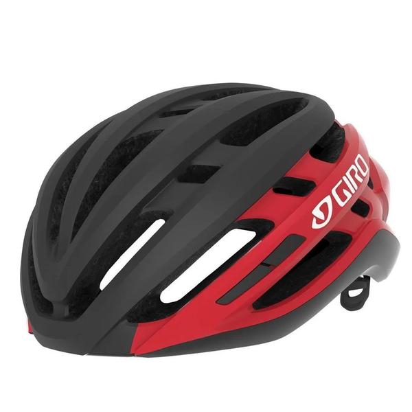 Imagem de Capacete giro agilis mips preto/vermelho m (55-59)