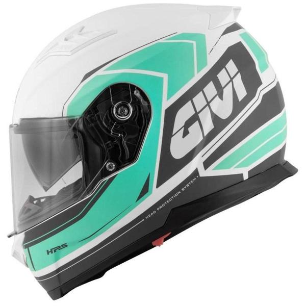 Imagem de Capacete Givi 50.5 Lightning Branco/Azul Marinho S/56