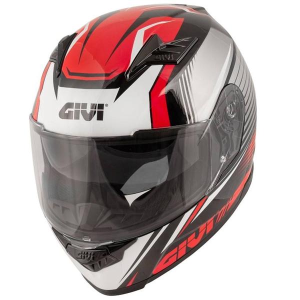 Imagem de Capacete Givi 50.5 Stoccarda Blade Preto/Vermelho