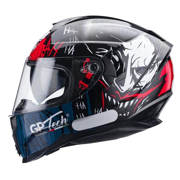 Imagem de Capacete GP TECH Ultra Joker SV Preto-Azul-Vermelho