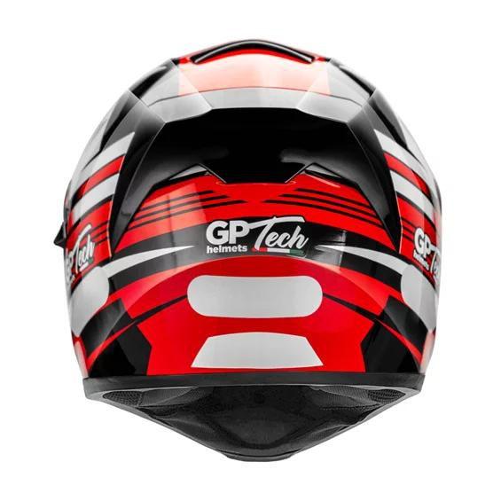 Imagem de Capacete gp tech v128 flag vermelho-branco 60