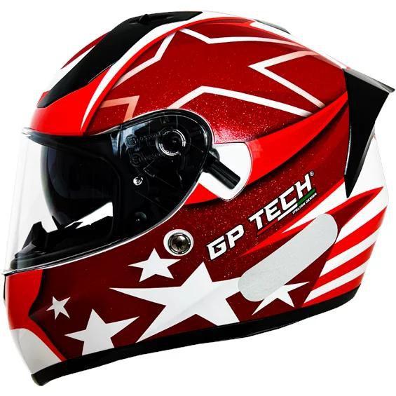 Imagem de Capacete gp tech v128 usa vermelho 60