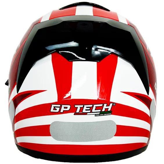 Imagem de Capacete gp tech v128 usa vermelho 61