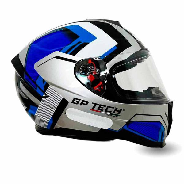 Imagem de Capacete GpTech Fusion V2 Integral Fechado Preto / Azul