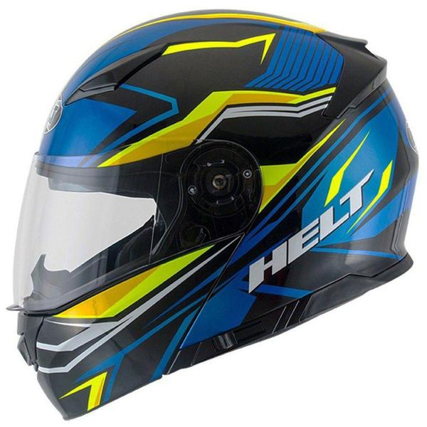 Imagem de Capacete helt new hippo glass ímola azul