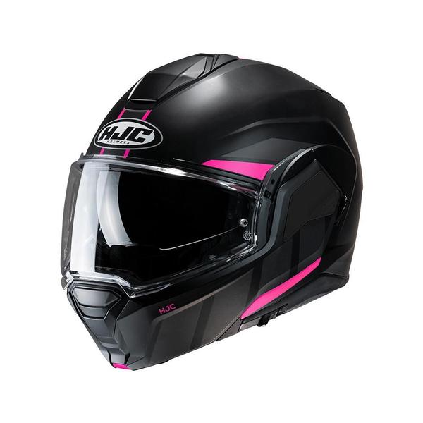 Imagem de Capacete Hjc I100 180 Beis Preto Chumbo E Rosa 58 F016