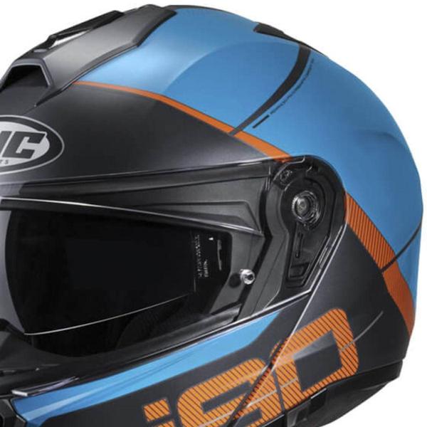 Imagem de Capacete HJC I90 May - Azul/Laranja