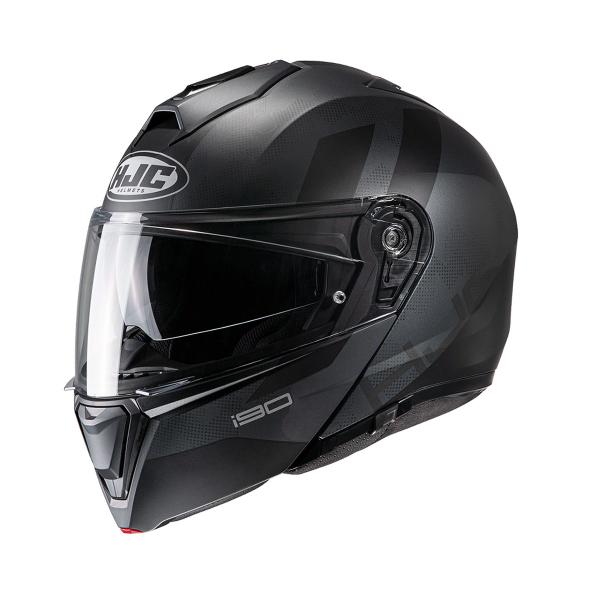 Imagem de Capacete Hjc I90 Syrex Preto E Cinza 56