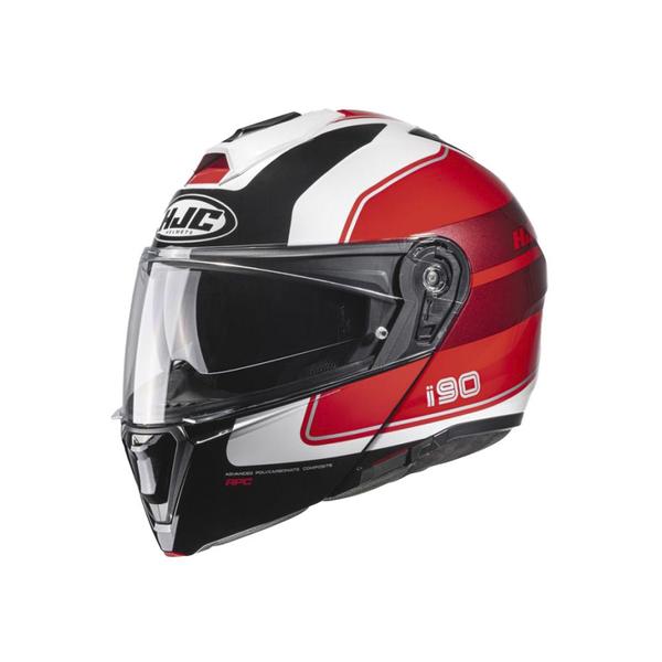 Imagem de Capacete Hjc I90 Wasco  Vermelho Branco E Preto 56