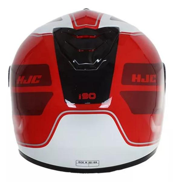 Imagem de Capacete hjc i90 wasco  vermelho branco e preto 58/m