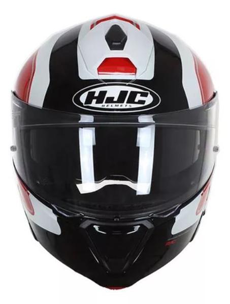 Imagem de Capacete hjc i90 wasco  vermelho branco e preto 59/l