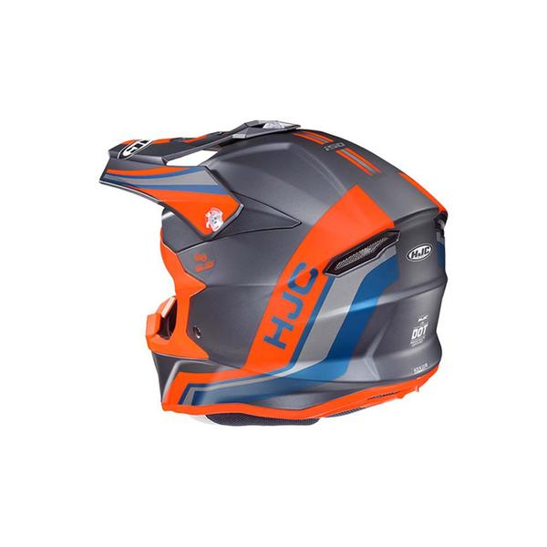 Imagem de Capacete Hjc Off I50 Flux Preto Laranja Cinza E Azul 56