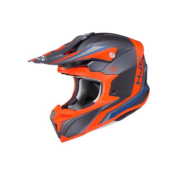 Imagem de Capacete Hjc Off I50 Flux Preto Laranja Cinza E Azul 58