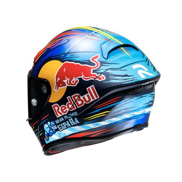 Imagem de Capacete Hjc Rpha 1 Red Bull Jerez Azul Vermelho Amarelo  58