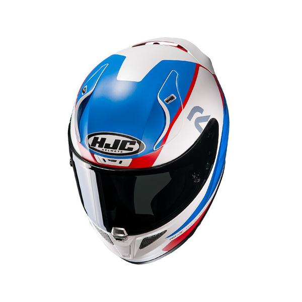 Imagem de Capacete Hjc Rpha 11 Texen Branco Azul E Vermelho 56