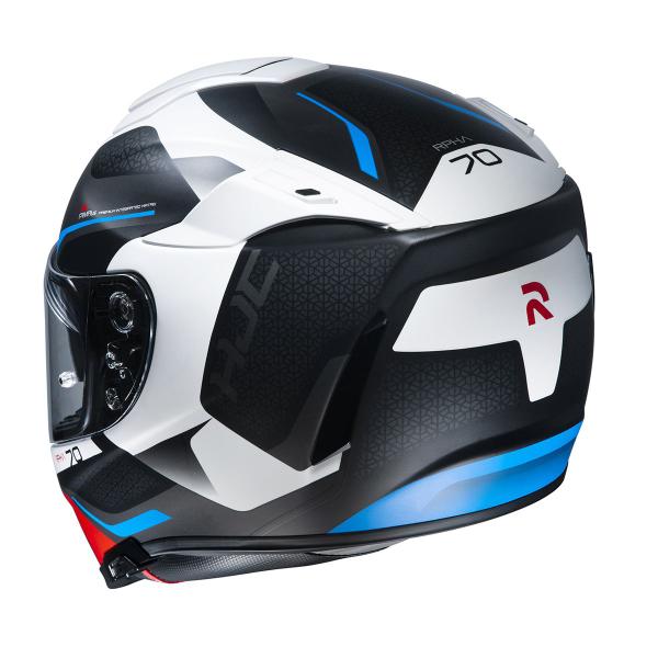 Imagem de Capacete Hjc Rpha 70 Kosis Preto Branco Azul E Vermelho 56