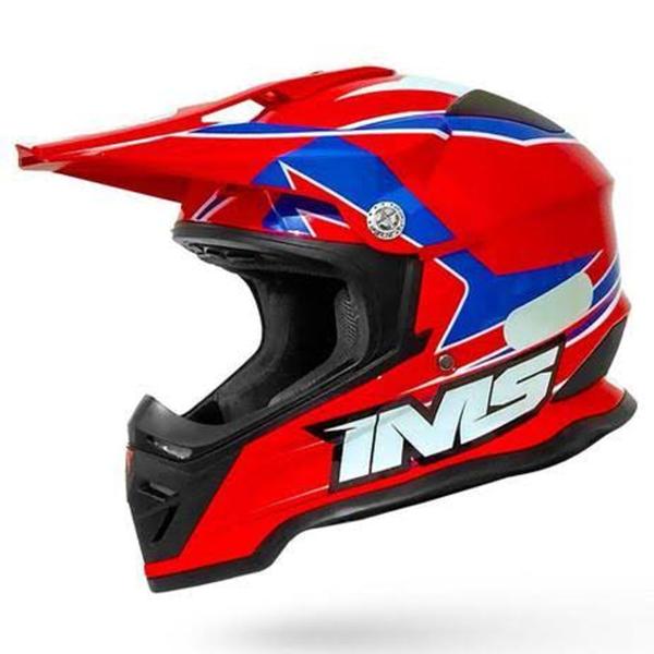 Imagem de Capacete Ims Army Vermelho/Azul (XL-62)