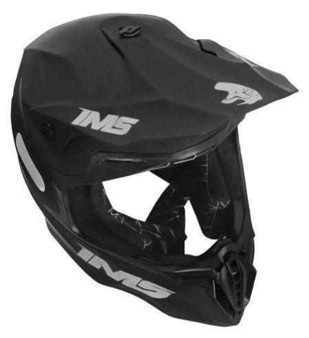 Imagem de Capacete Ims Dark Revo Trilha Motocross Enduro Preto Fosco