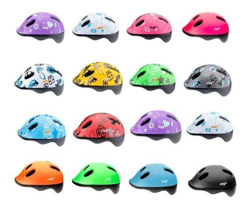 Imagem de Capacete  Infantil  Baby De 1 A 4 Anos Vários Modelos Bicicleta, Skate, Patinete Crianças- Ptk