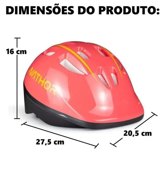 Imagem de Capacete Infantil com Regulagem Coral Pink