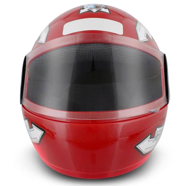 Capacete Infantil Fechado Pro Tork Liberty For Kids Vermelho Imagem de Capacete Infantil Fechado Pro Tork Liberty For Kids Vermelho