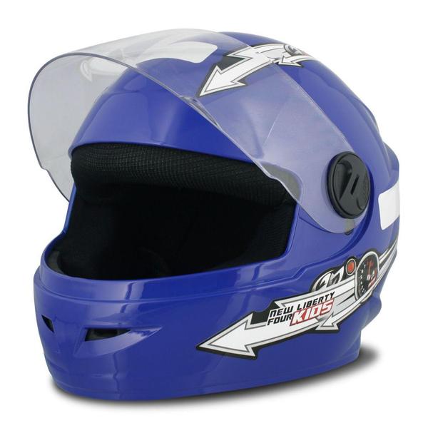 Imagem de Capacete Infantil Fechado Pro Tork Liberty Four Kids Azul