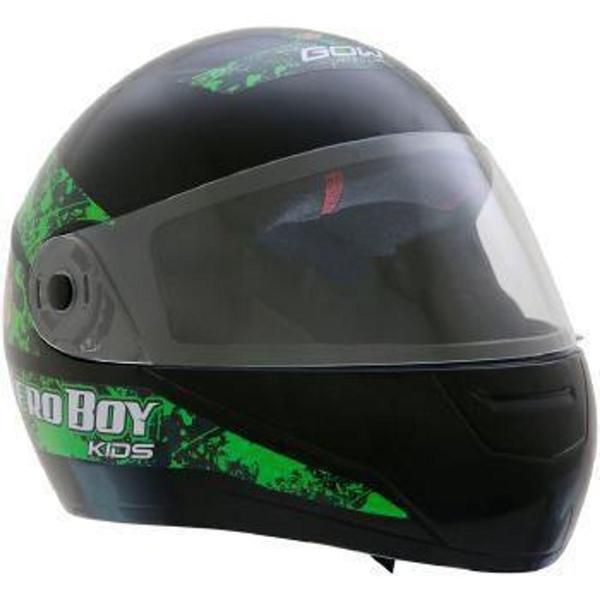 Imagem de Capacete Infantil Gow Hero Boy Preto/Verde