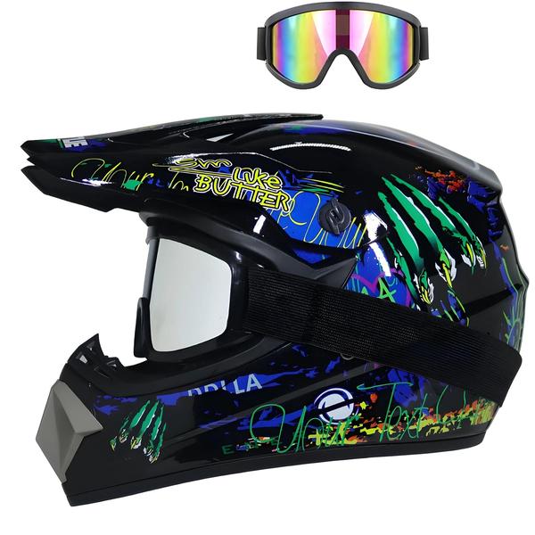 Imagem de Capacete Infantil Off-Road para Motocross, Cross Bike e Downhill (DH)