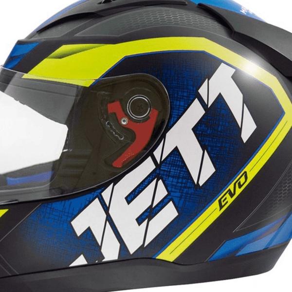Capacete Jett Evo Line Azul/Amarelo Brilhante Tamanho 56 CAP-695AZAM - Pro Tork Imagem de Capacete Jett Evo Line Azul/Amarelo Brilhante Tamanho 56 CAP-695AZAM - Pro Tork