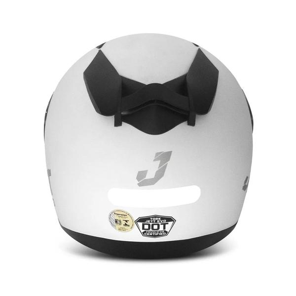 Imagem de Capacete Jett Evo Line Solid Branco - Brilhante Tamanho 56 CAP-695BC - Pro Tork