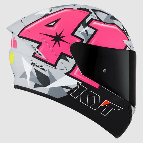 Imagem de Capacete kyt nf-r espargaro replica 2019 matt grey l