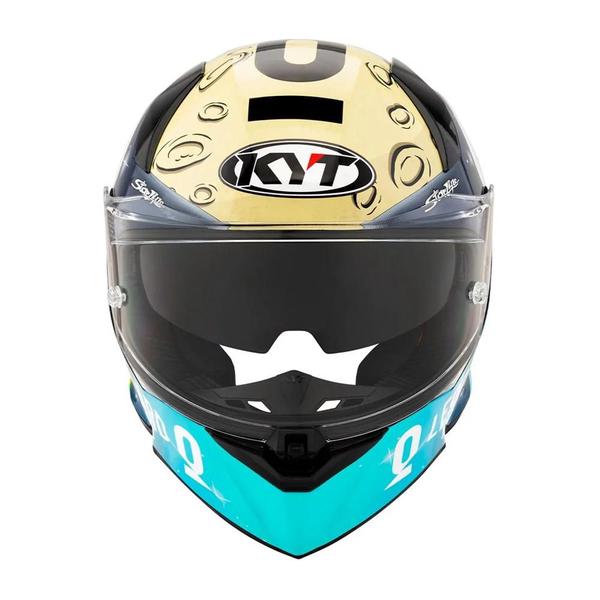 Imagem de Capacete KYT R2R Max Foggia Mugello 22 Preto e Azul