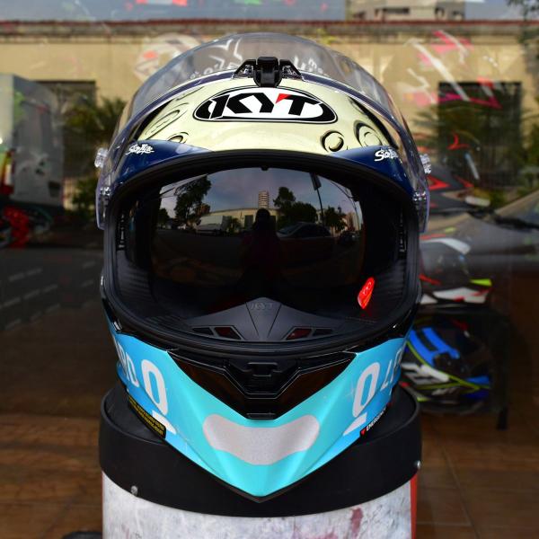 Imagem de Capacete KYT R2R Max Mugello 2022 Esportivo Moto GP Óculos