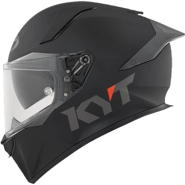 Imagem de Capacete KYT R2R Plain Preto Fosco Esportivo Moto GP Óculos