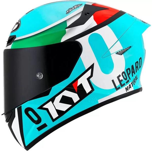 Imagem de Capacete kyt tt course dalla porta azul