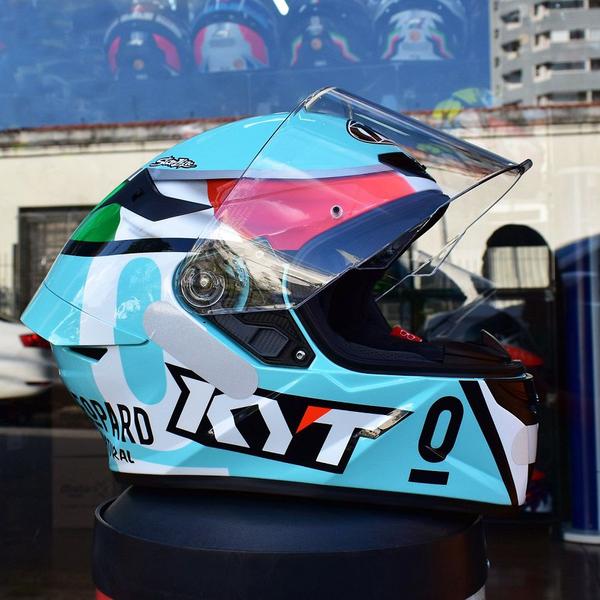 Imagem de Capacete KYT TT Course Dalla Porta Esportivo Italia Moto GP