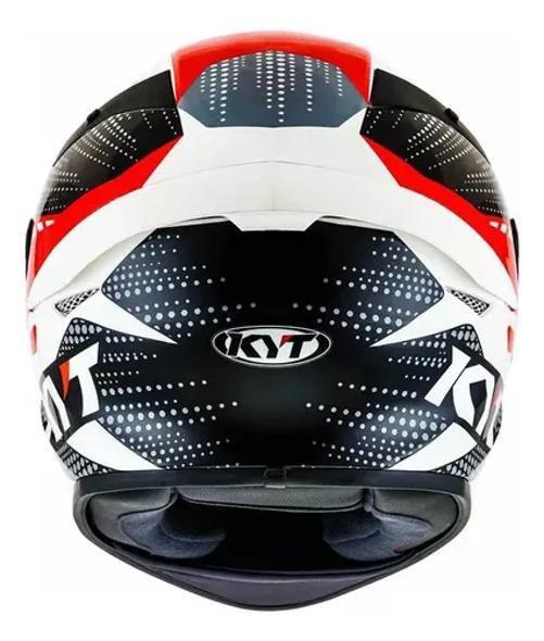 Imagem de Capacete Kyt Tt-Course Gear - Preto/Vermelho - 60 (G)