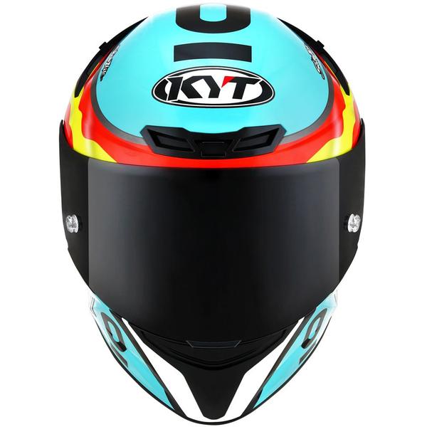 Imagem de Capacete KYT TT Course Leopard Jaume Masia