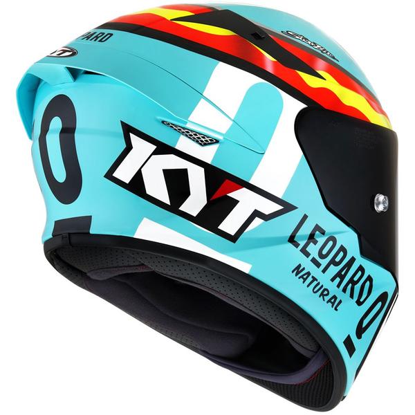 Imagem de Capacete KYT TT Course Leopard Jaume Masia